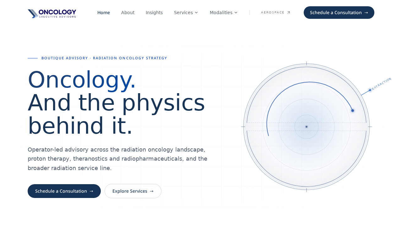 Oncology Executive website homepage